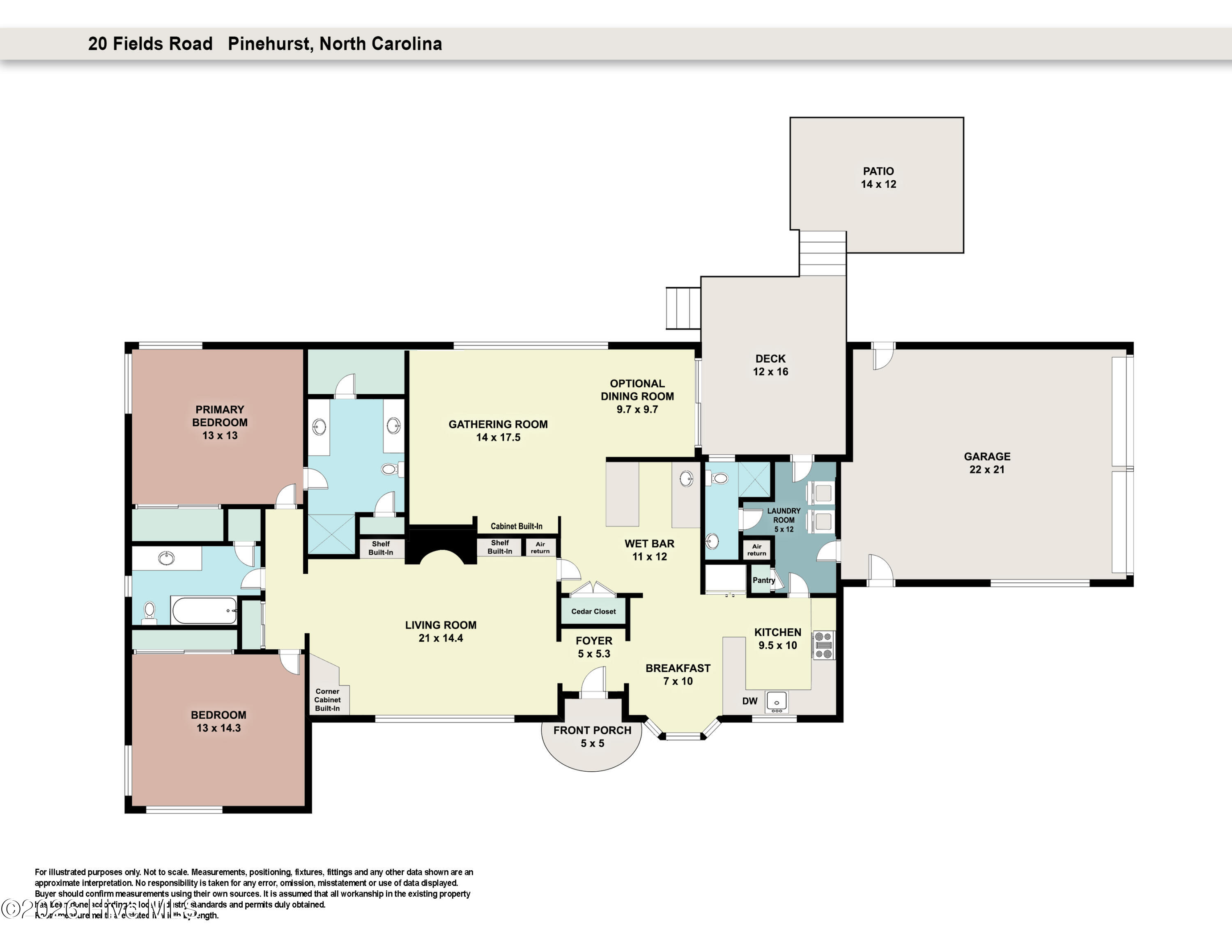 20 Fields Road Pinehurst, NC 28374 - Photo 17 of 17 20_Fields_floorplan