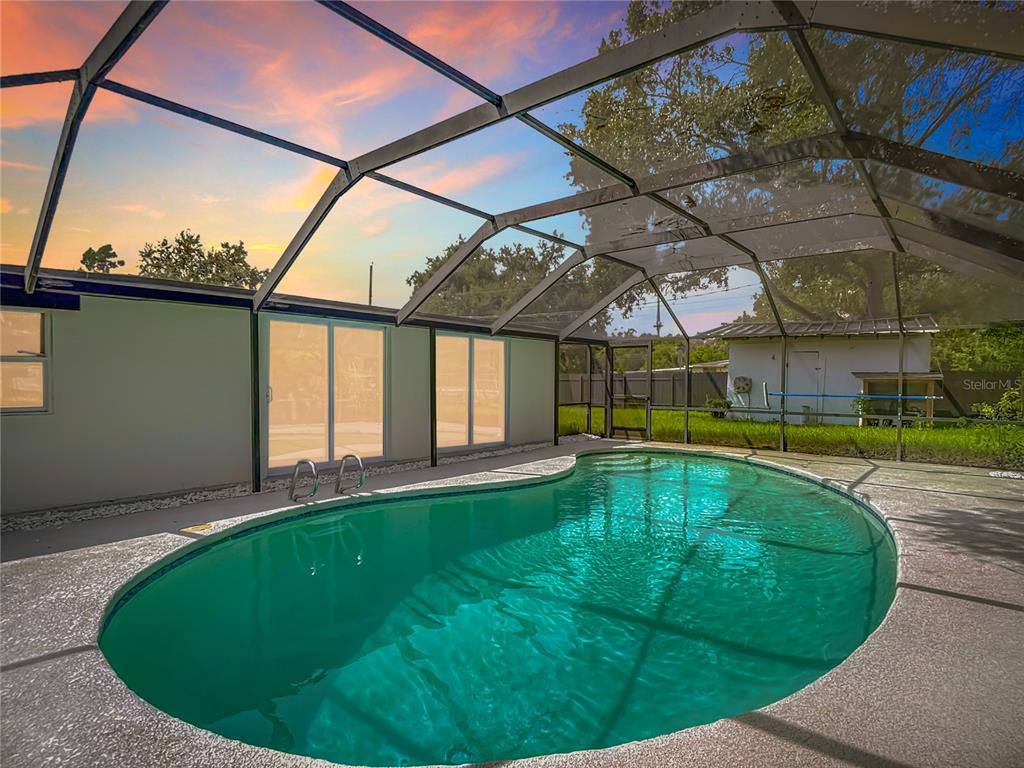 2402 East 148th Avenue Lutz, FL 33549 - Photo 2 of 71 a view of a swimming pool with a yard