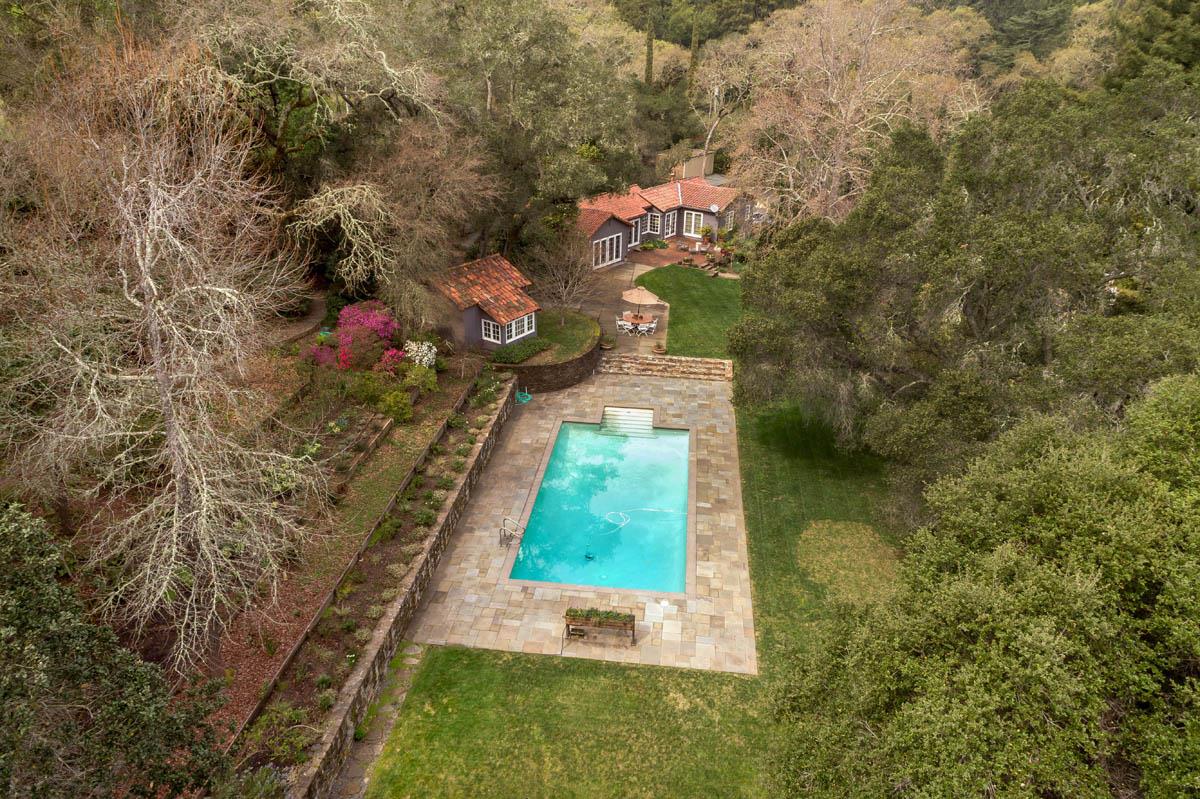 1475 Portola Road Woodside, CA 94062 - Photo 4 of 12 a bird view of a house