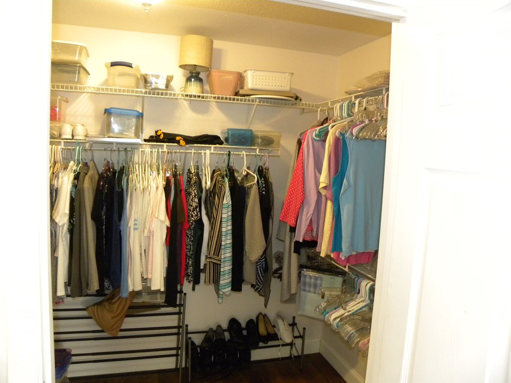 88 Morningview Place Blue Ridge, GA 30513 - Photo 23 of 41 a view of walk in closet with clothes and shoes