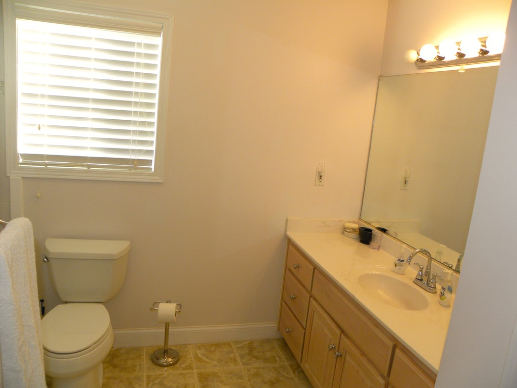 88 Morningview Place Blue Ridge, GA 30513 - Photo 25 of 41 a bathroom with a sink a toilet and a mirror