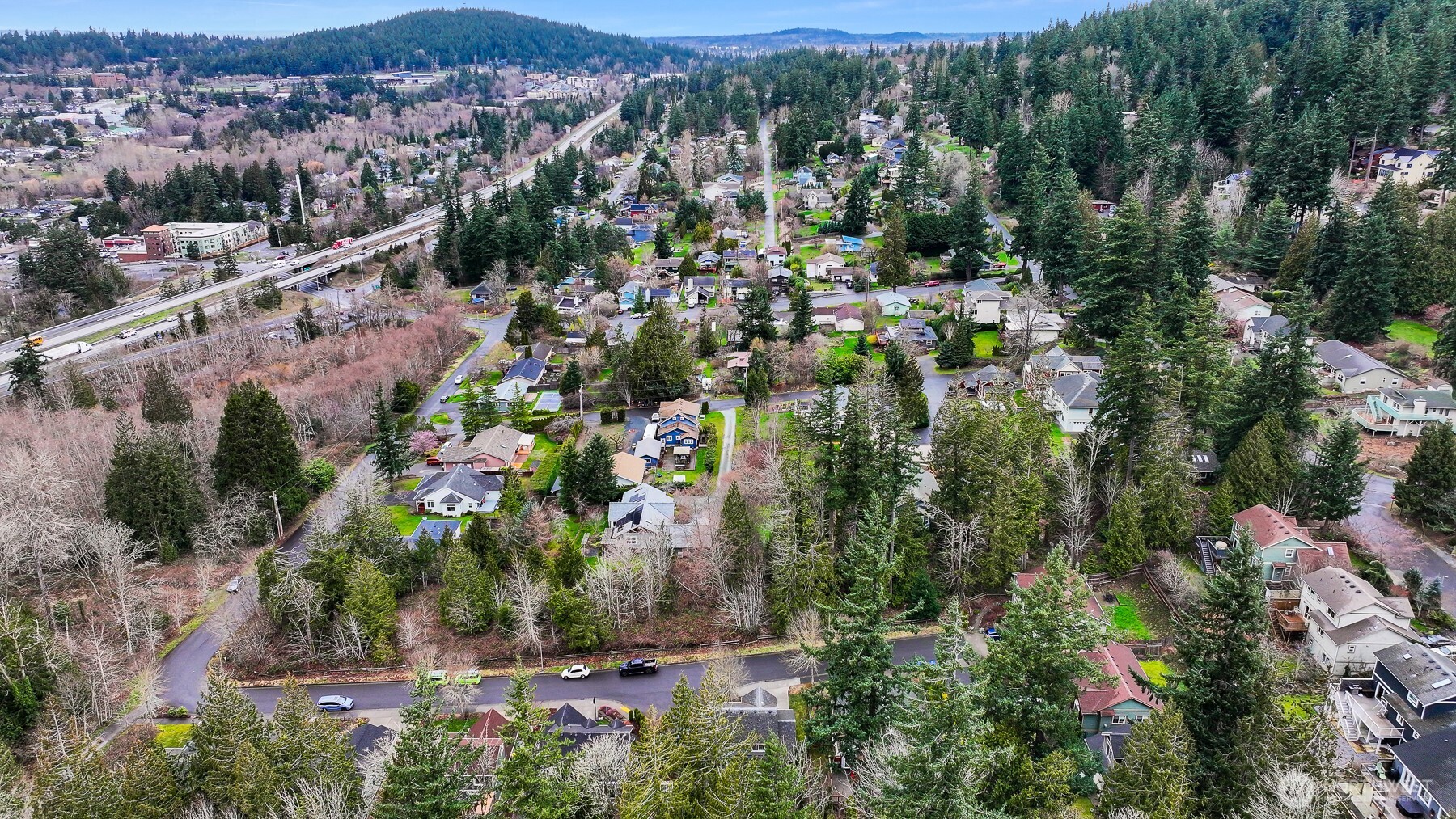3500 South Avenue Bellingham, WA 98229 - Photo 37 of 38 an aerial view of residential house with outdoor space and trees all around