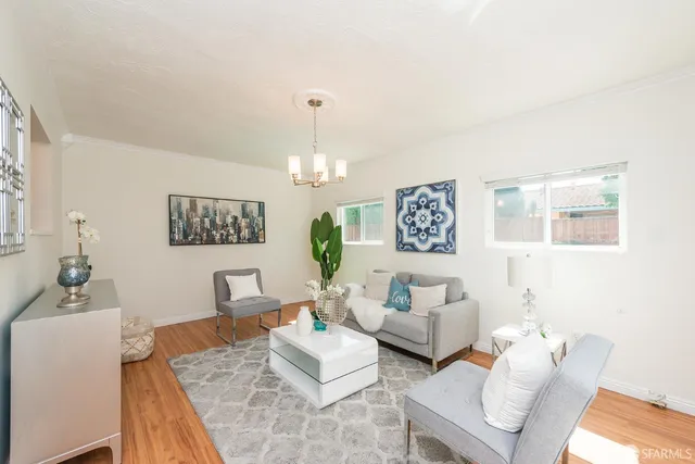 a view of living room with furniture