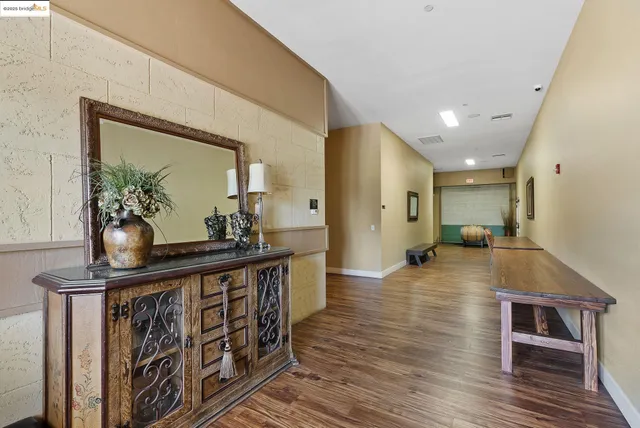 a view of a swimming pool with a lake view