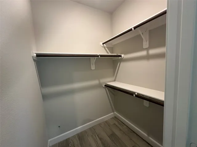 a close view of closet