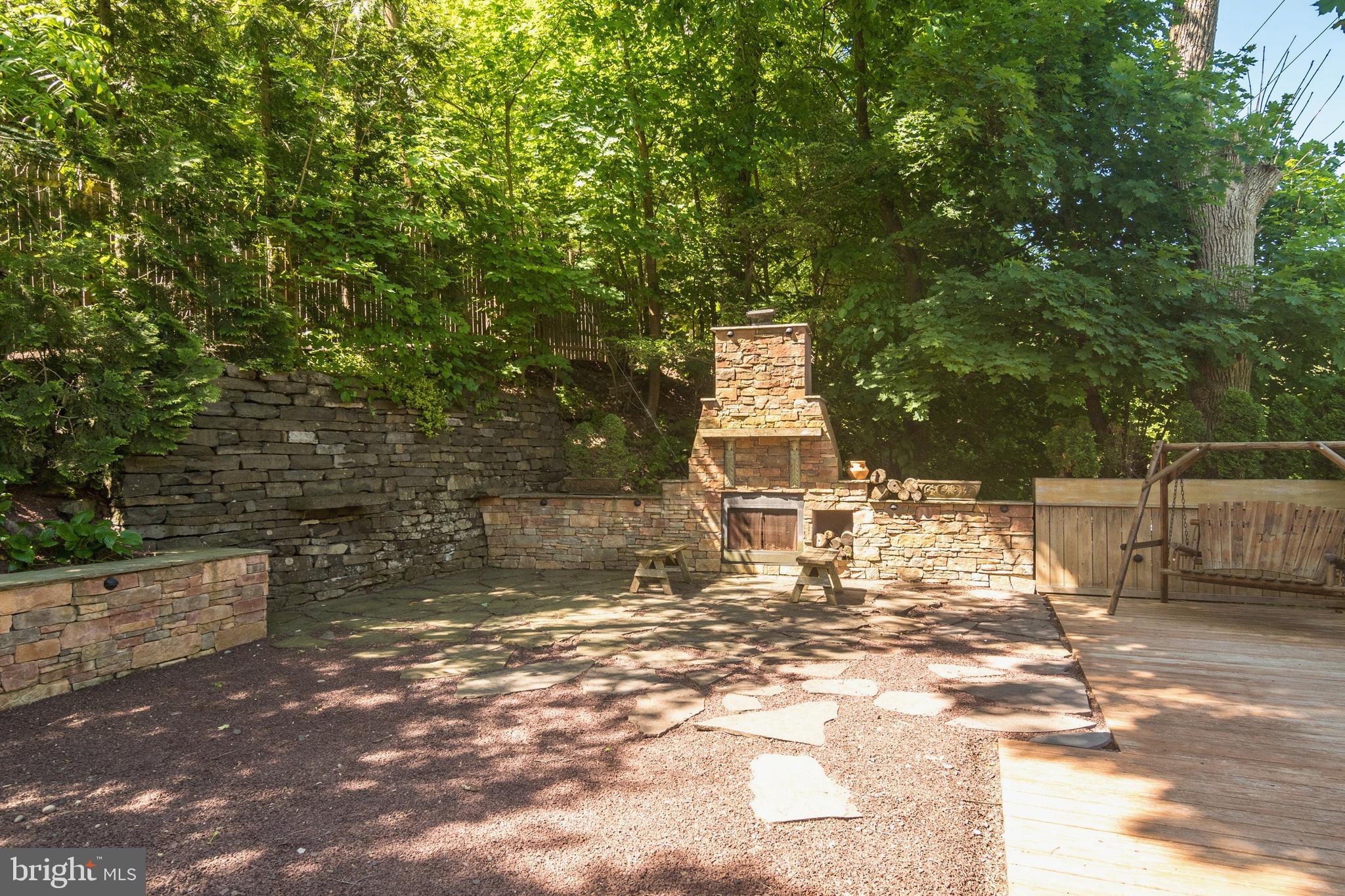 7445 Swagger Road New Hope, PA 18938 - Photo 23 of 24 Patio/Deck Fireplace