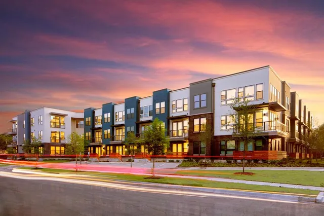 a view of a big building