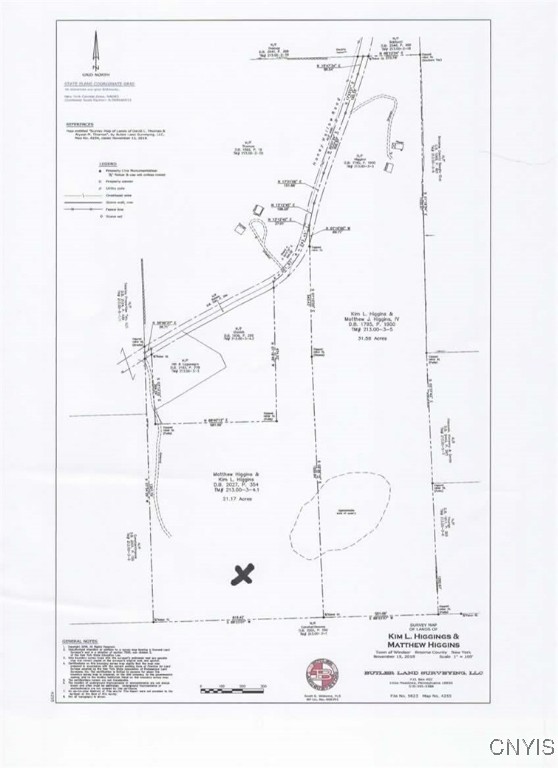 survey map of the property