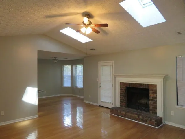 wooden floor in an empty room
