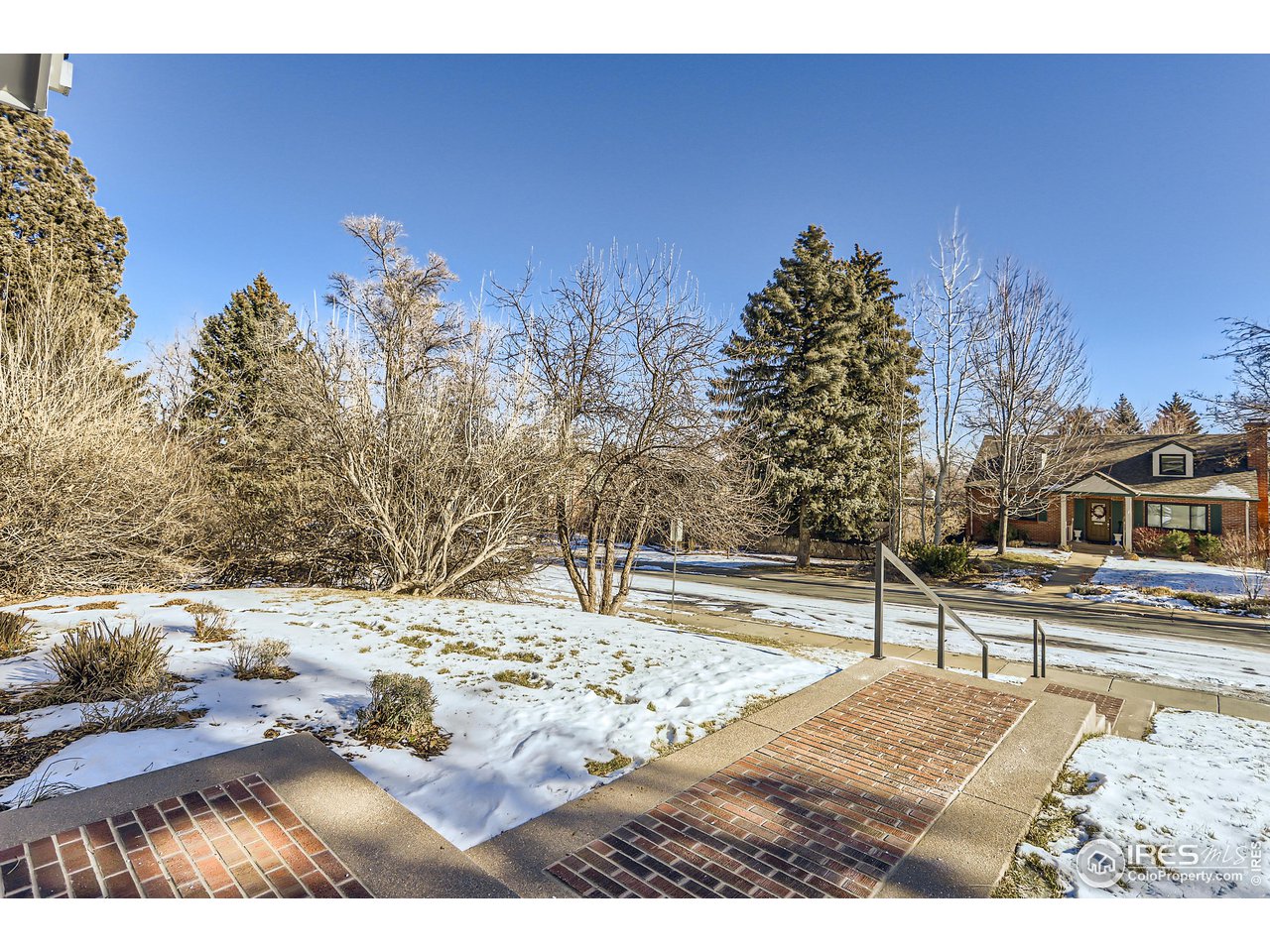 715 15th Street Boulder, CO 80302 - Photo 38 of 38 Front Patio in Winter
