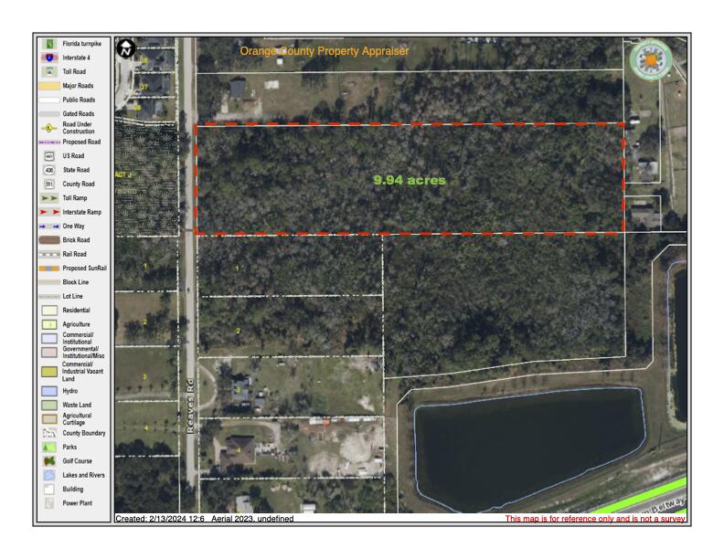 Map Image Zoomed - 12995 Reaves Rd
