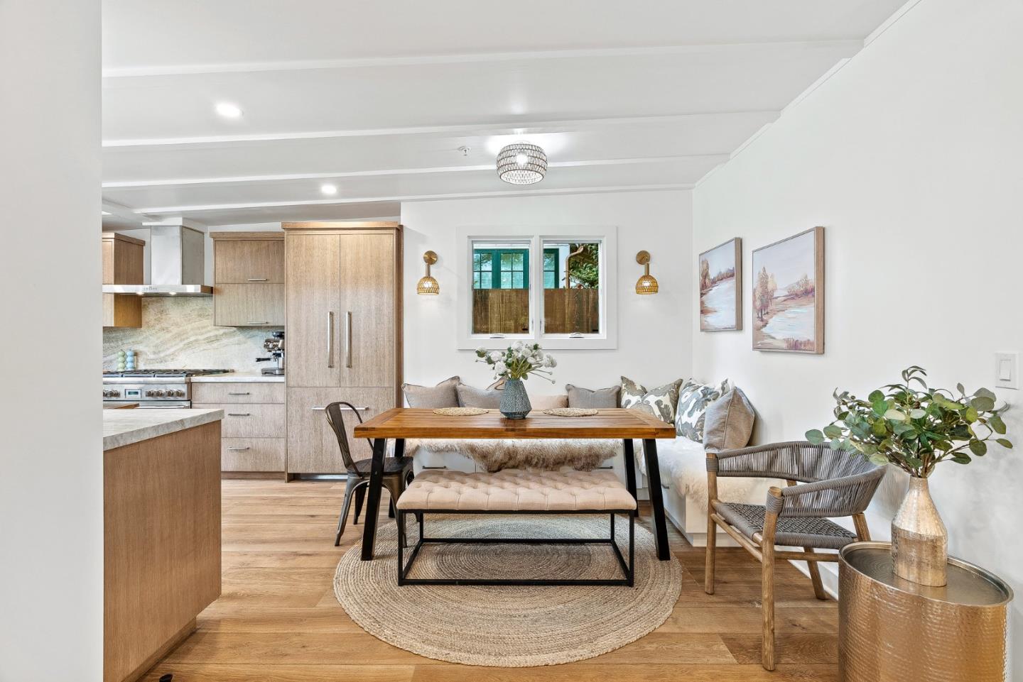 0 Santa Fe 4 Se Of Ocean Avenue Carmel, CA 93923 - Photo 12 of 34 a living room with stainless steel appliances kitchen island granite countertop furniture and a kitchen view