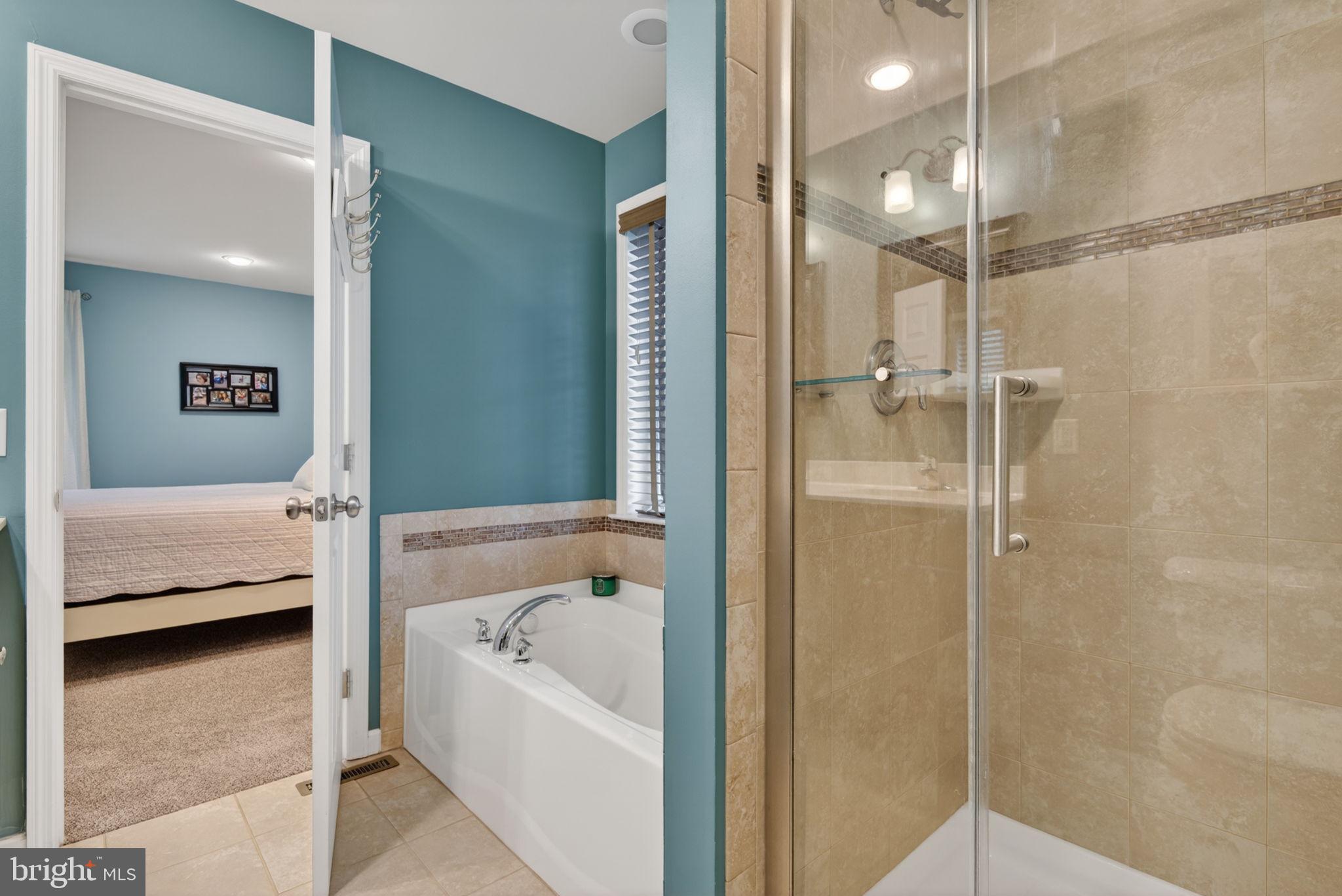 131 Freys Road Elizabethtown, PA 17022 - Photo 60 of 72 a bathroom with a bathtub and a shower