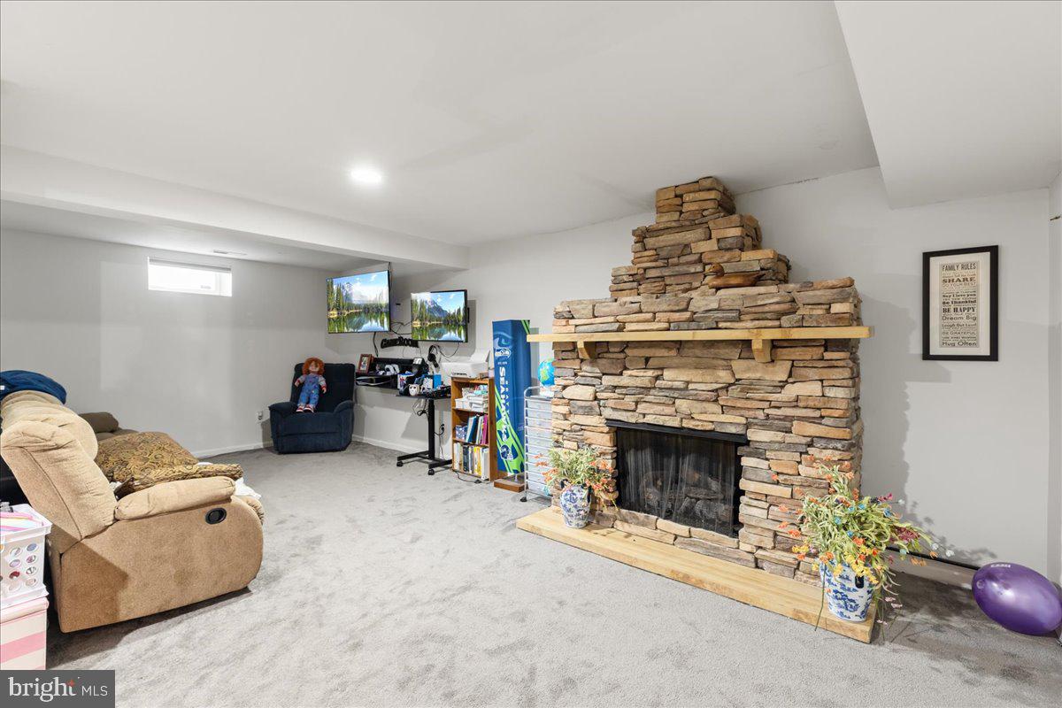 445 Longfellow Drive Williamstown, NJ 08094 - Photo 23 of 35 Lower Level Finished Room 1 w/Gas Fireplace