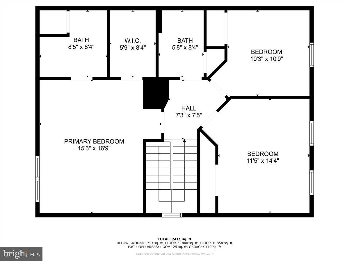 445 Longfellow Drive Williamstown, NJ 08094 - Photo 34 of 35 Upper Level