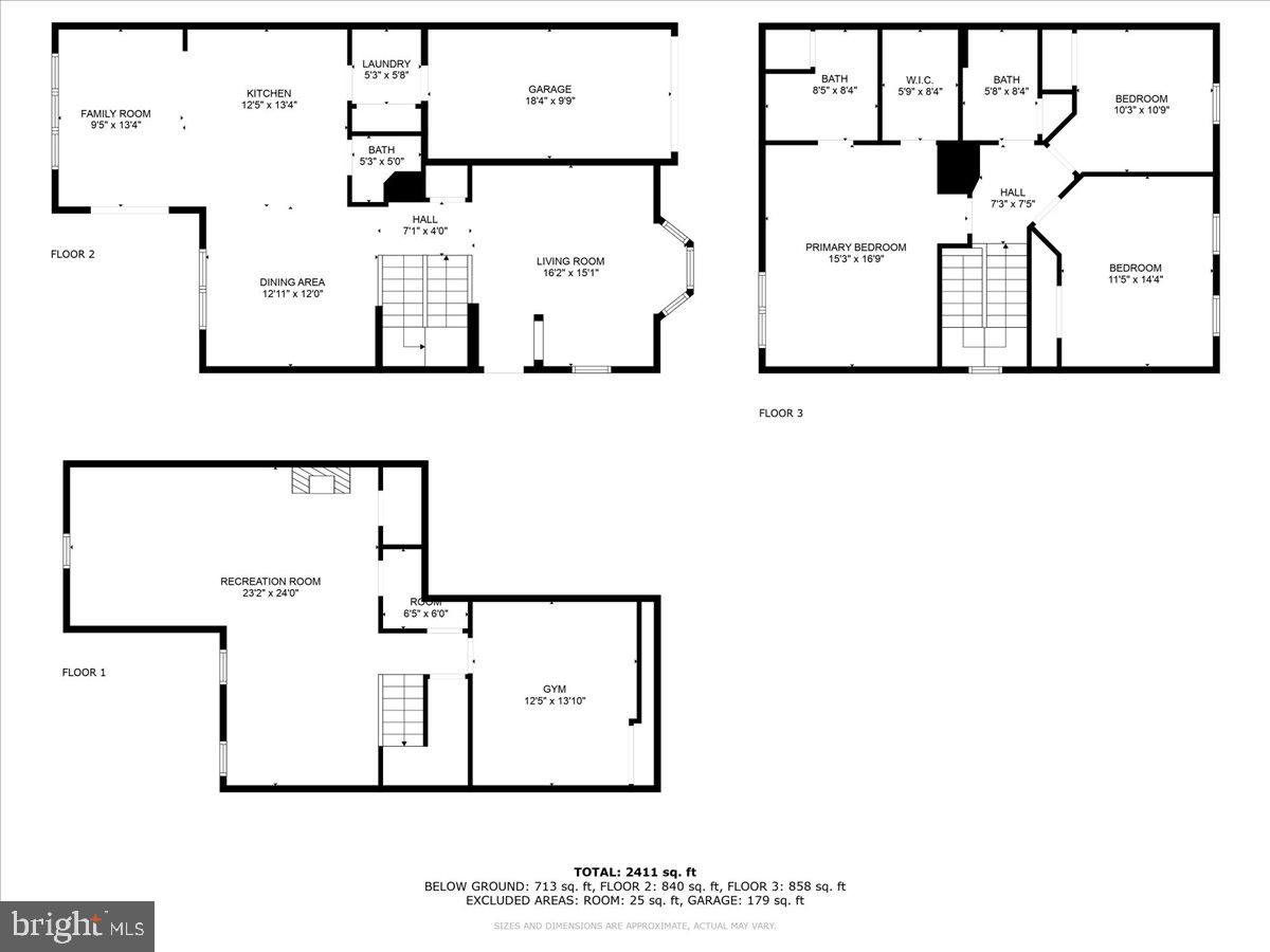 445 Longfellow Drive Williamstown, NJ 08094 - Photo 35 of 35 All 3 Floors