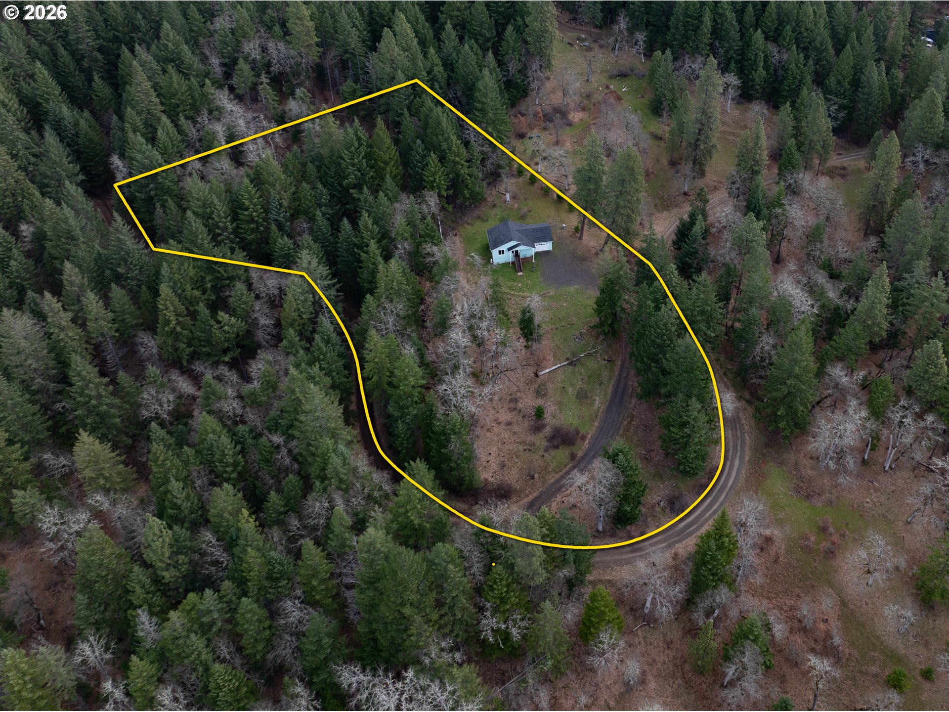 244 Lyons Road White Salmon, WA 98672 - Photo 21 of 22 an aerial view of a house