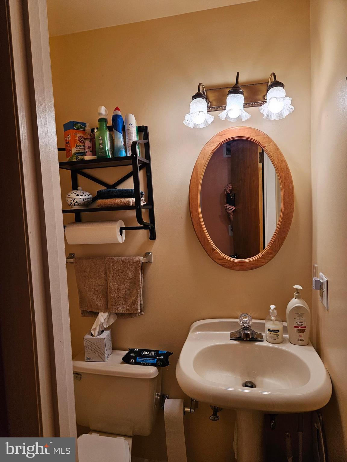 1115 Bishop Walsh Road Cumberland, MD 21502 - Photo 18 of 44 a bathroom with a sink and a mirror