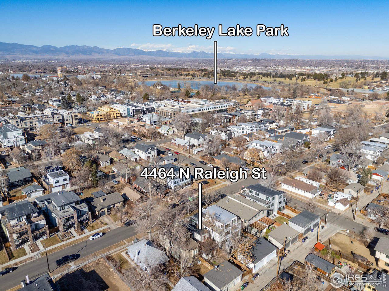 4464 Raleigh Street Denver, CO 80212 - Photo 39 of 39 an aerial view of a city