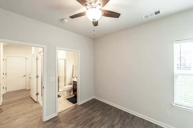a view of a livingroom with a flat screen tv