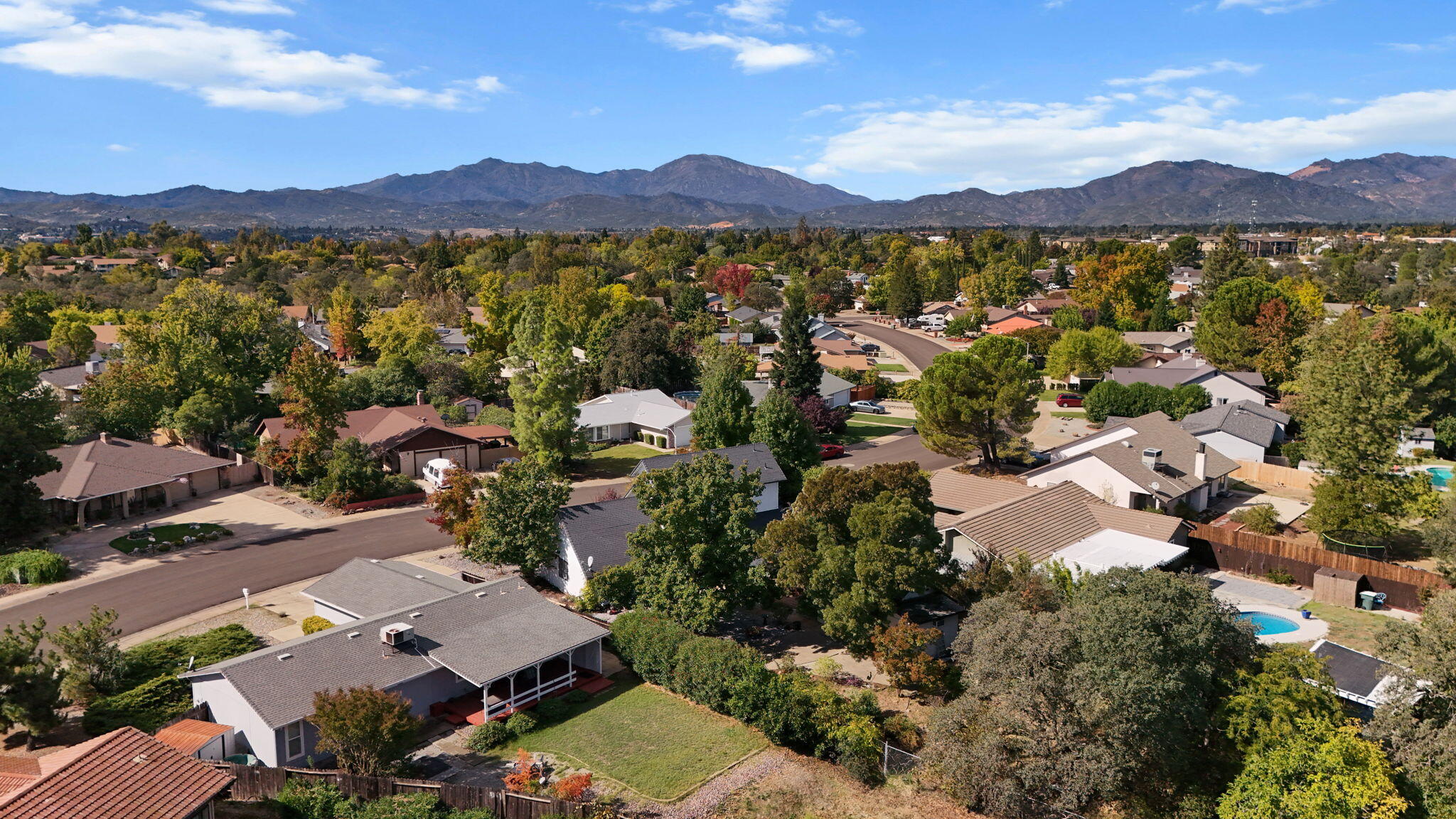 404 Woodhill Drive Redding, CA 96003 - Photo 44 of 52 an aerial view of multiple house