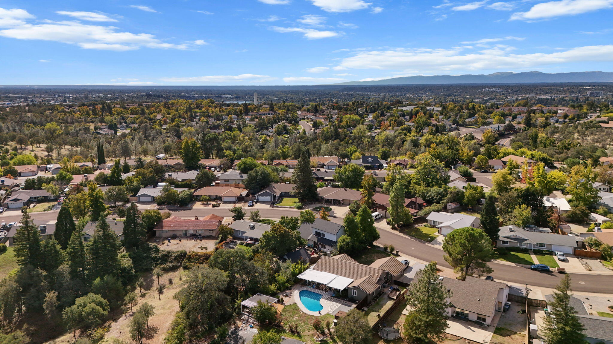 404 Woodhill Drive Redding, CA 96003 - Photo 47 of 52 an aerial view of multiple house