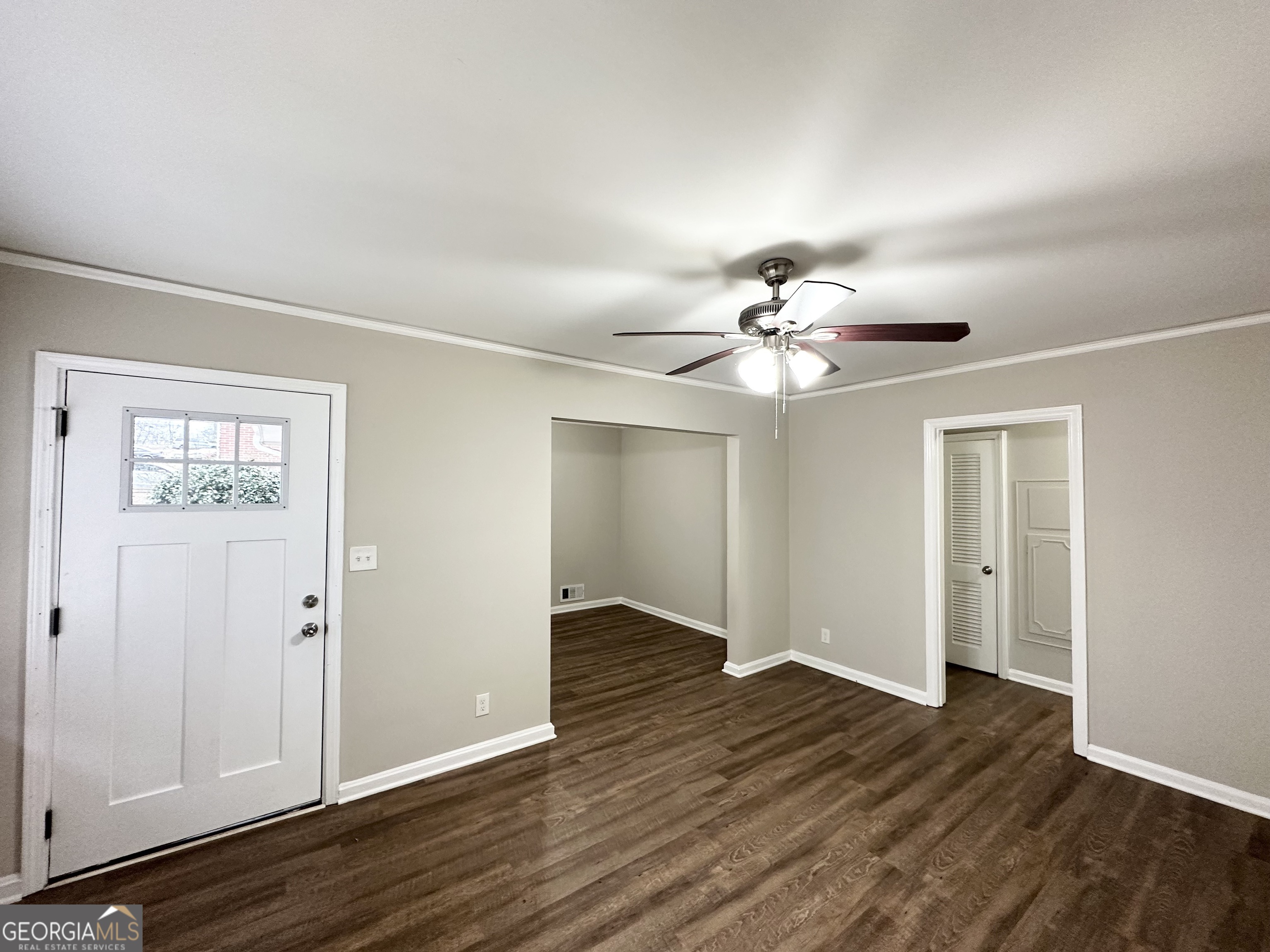 3011 Belvedere Lane Decatur, GA 30032 - Photo 4 of 13 wooden floor in an empty room with a window