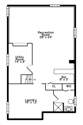 a picture of a wall with a white building