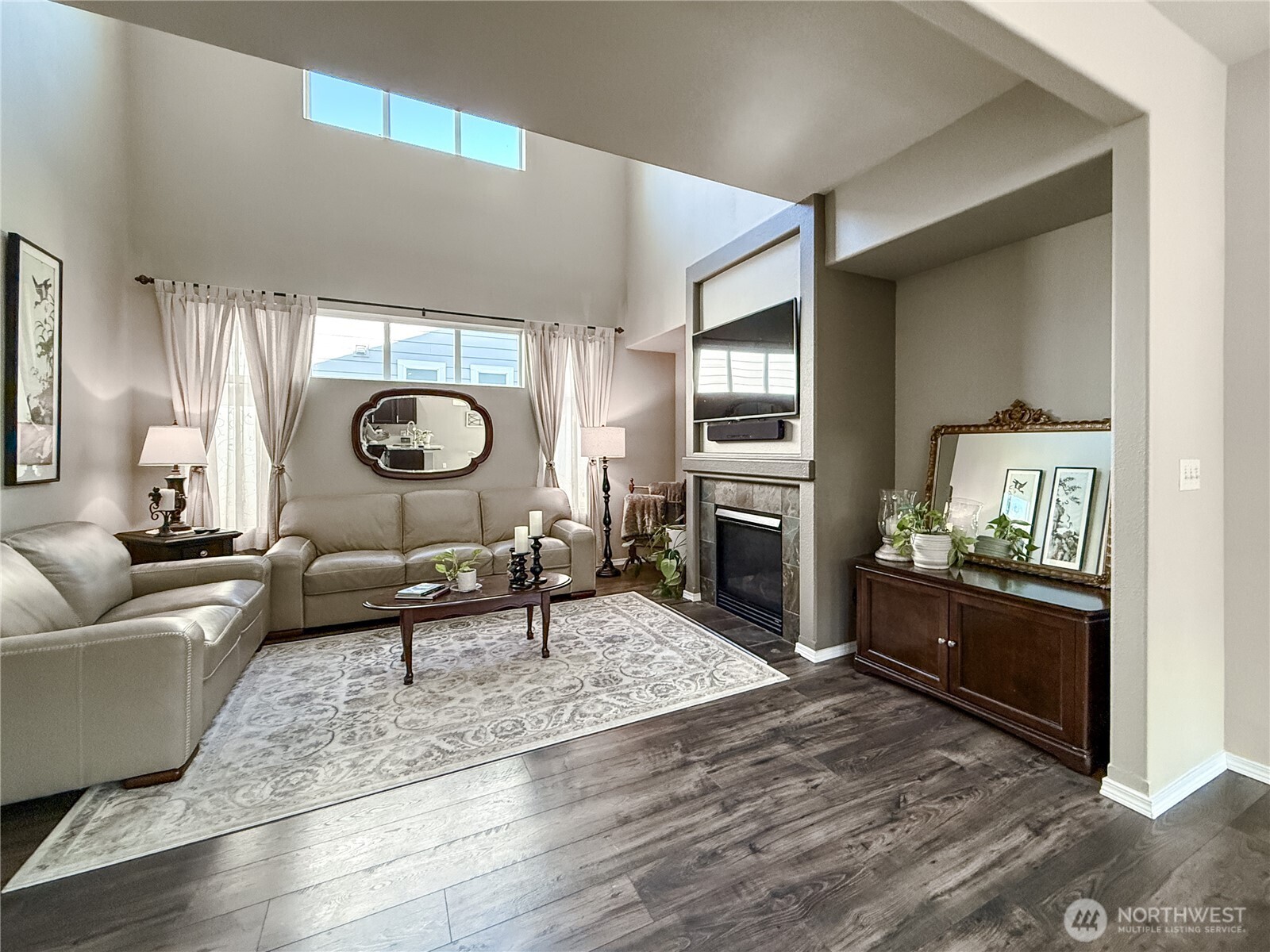 3526 Becket Street Northeast Lacey, WA 98516 - Photo 9 of 32 a living room with furniture and a wooden floor