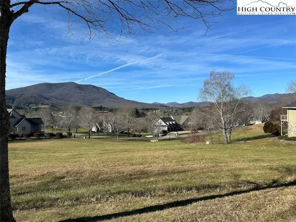 a view of a pool with a yard