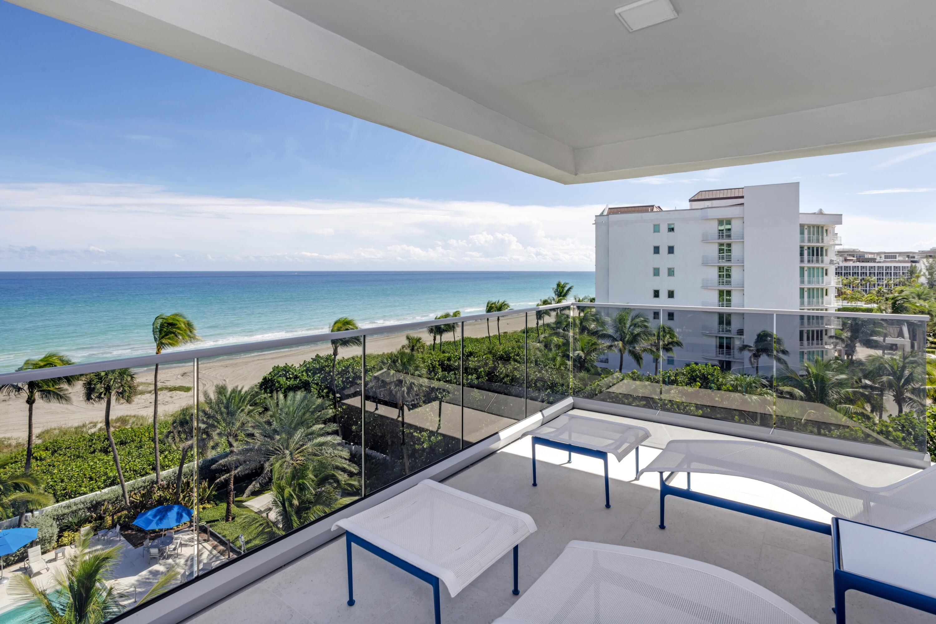 750 South Ocean Boulevard, Unit 6S Boca Raton, FL 33432 - Photo 14 of 40 BALCONY VIEW