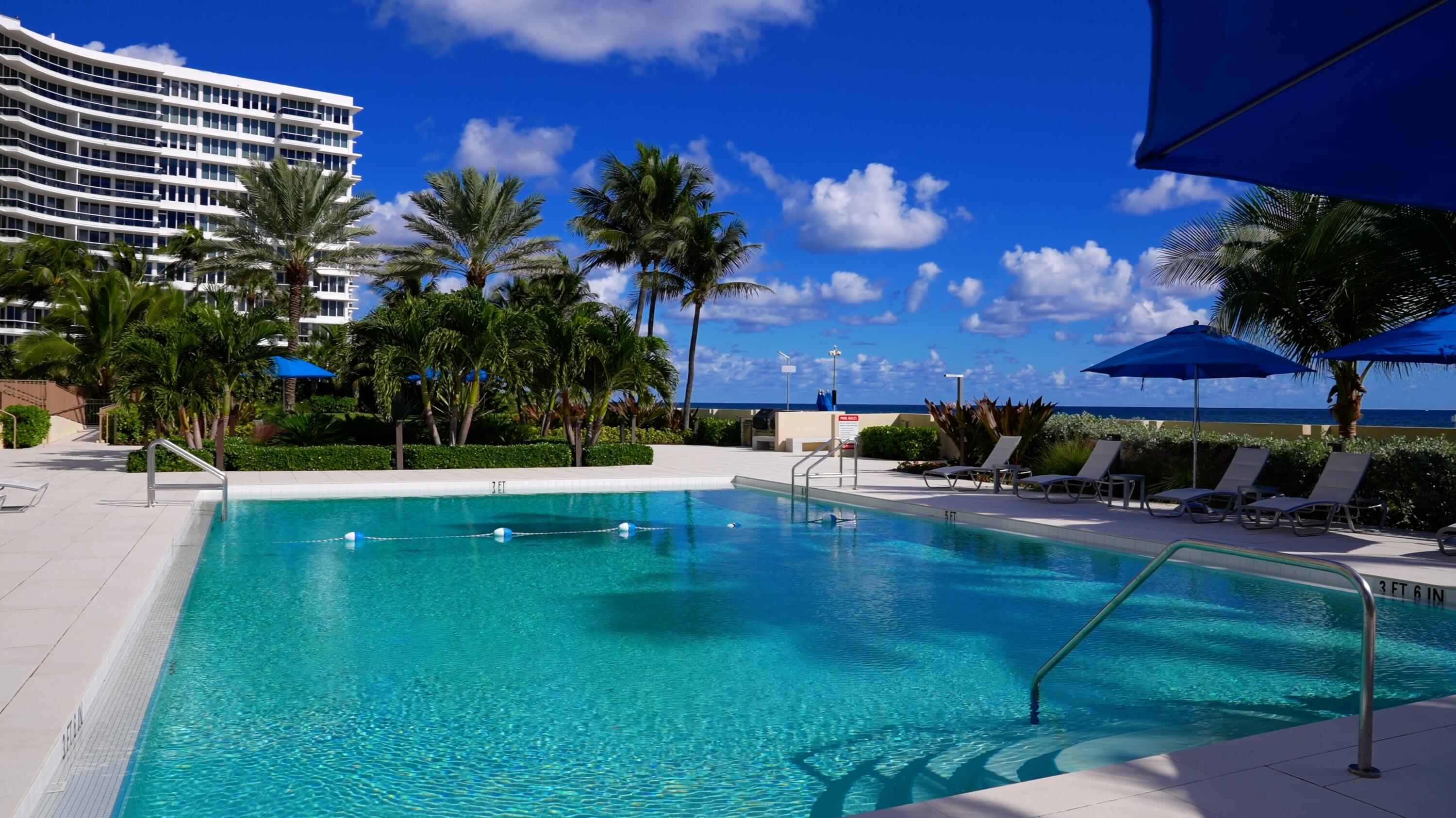 750 South Ocean Boulevard, Unit 6S Boca Raton, FL 33432 - Photo 29 of 40 POOL TO OCEAN