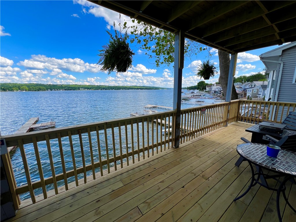 4345 West Lake Road Geneseo, NY 14454 - Photo 30 of 47 Unit C balcony and lake view