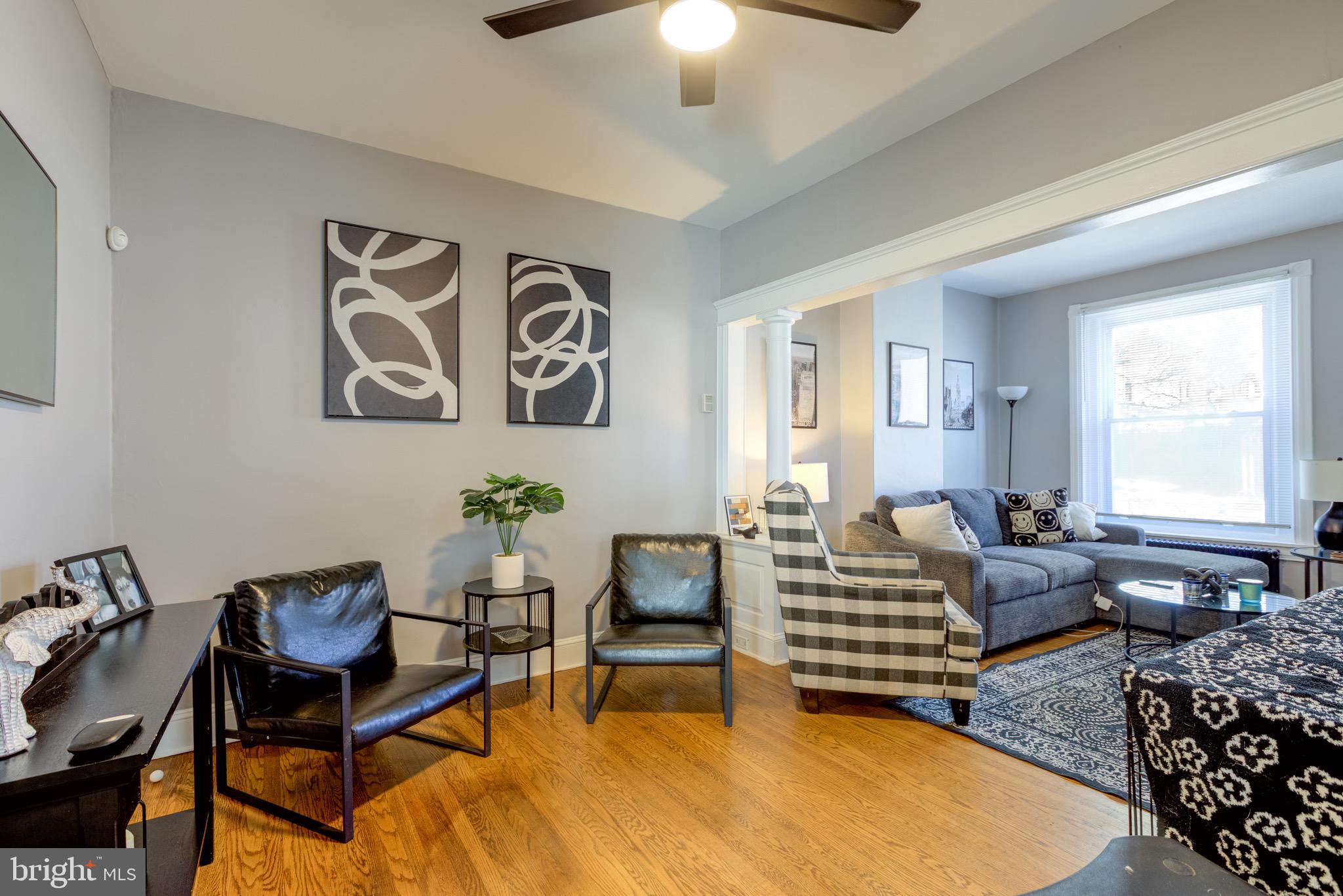 4360 Pechin Street Philadelphia, PA 19128 - Photo 11 of 40 a living room with furniture and a large window
