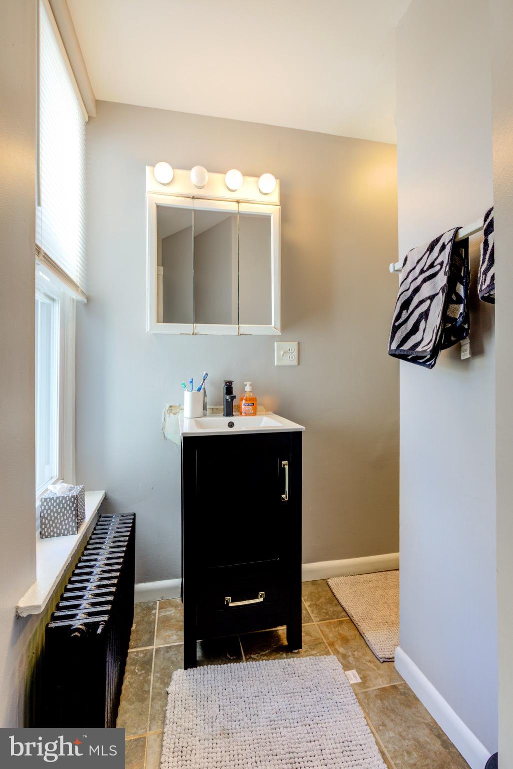 4360 Pechin Street Philadelphia, PA 19128 - Photo 23 of 40 a bathroom with a sink and a mirror