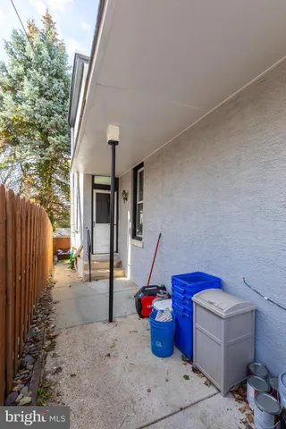 a view of kids room with a window