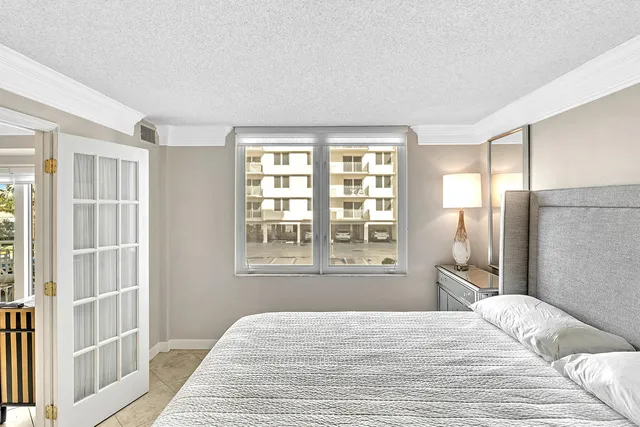 a view of a hallway with washer and dryer