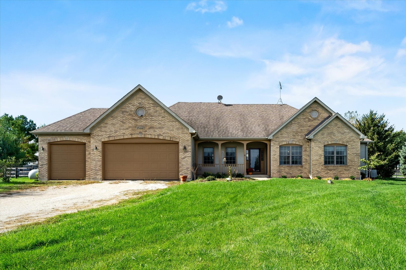 8N440 McGough Road Maple Park, IL 60151 - Photo 1 of 35 a front view of house with yard and green space