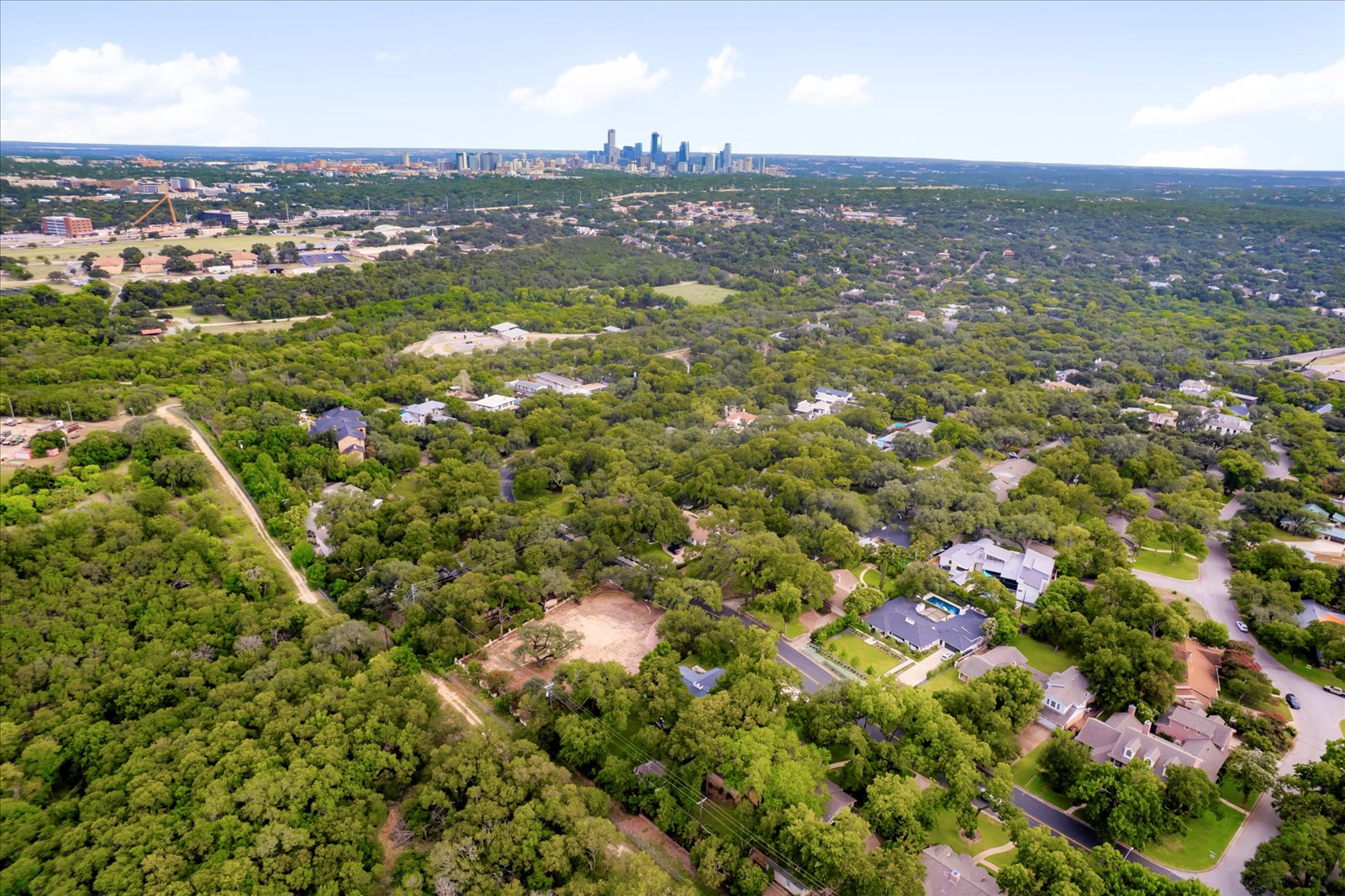3917 Balcones Drive Austin, TX 78731 - Photo 6 of 9 Bird's eye view of skyline