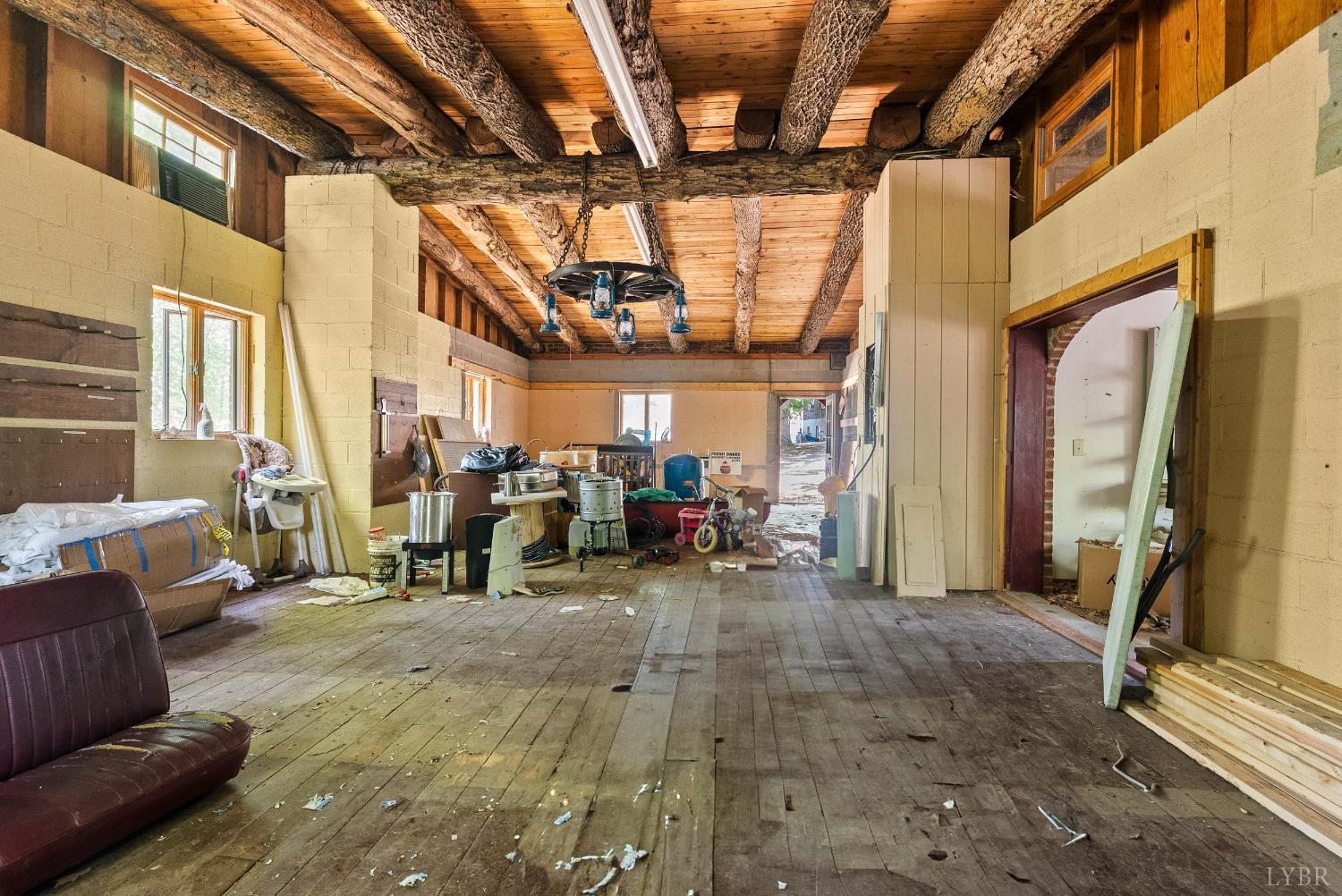 4067 Dickerson Mill Road Bedford, VA 24523 - Photo 30 of 90 a view of a garage with couch