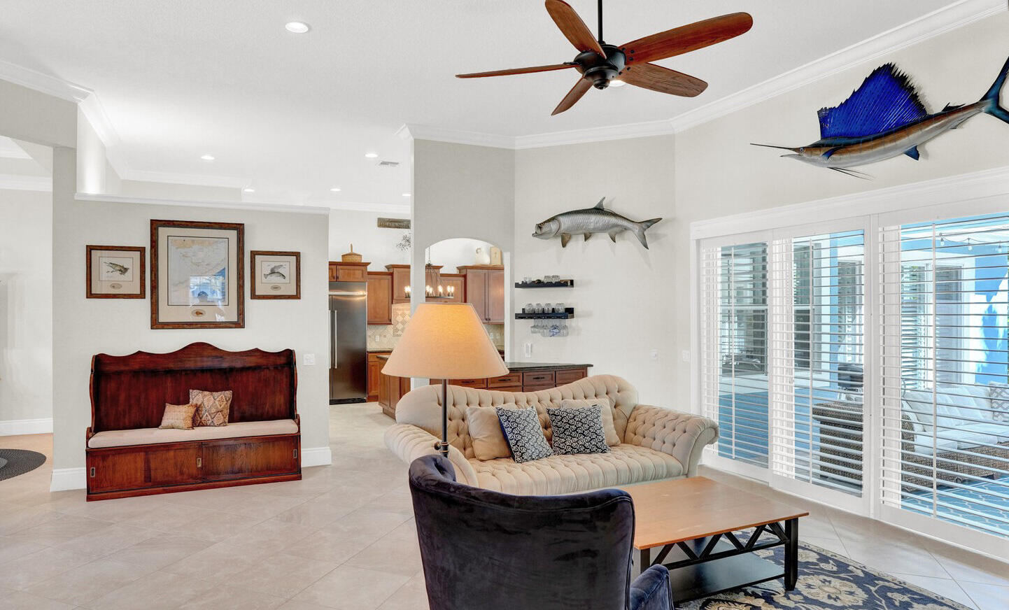1610 Southwest Dyer Point Road Palm City, FL 34990 - Photo 6 of 35 Living Room
