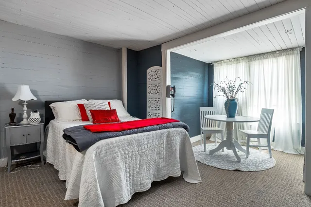 a view of a house with garden