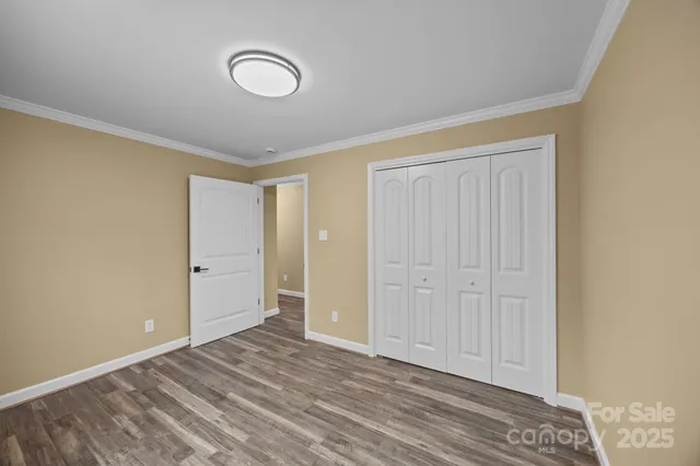 a view of room with walk in closet