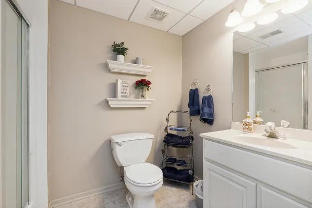 a view of a backyard with garden