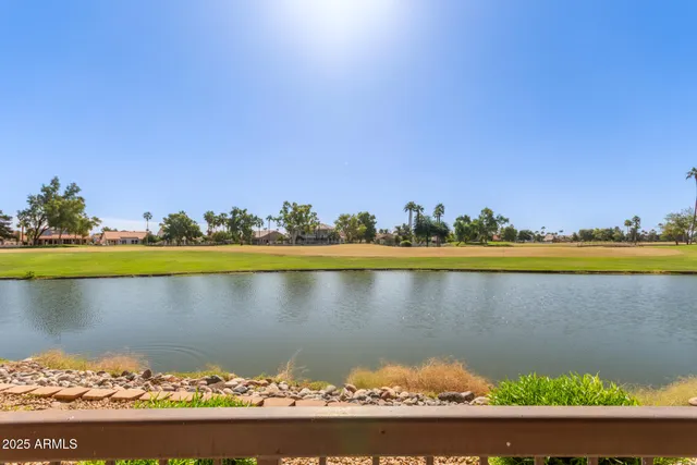 a view of a lake with a lake
