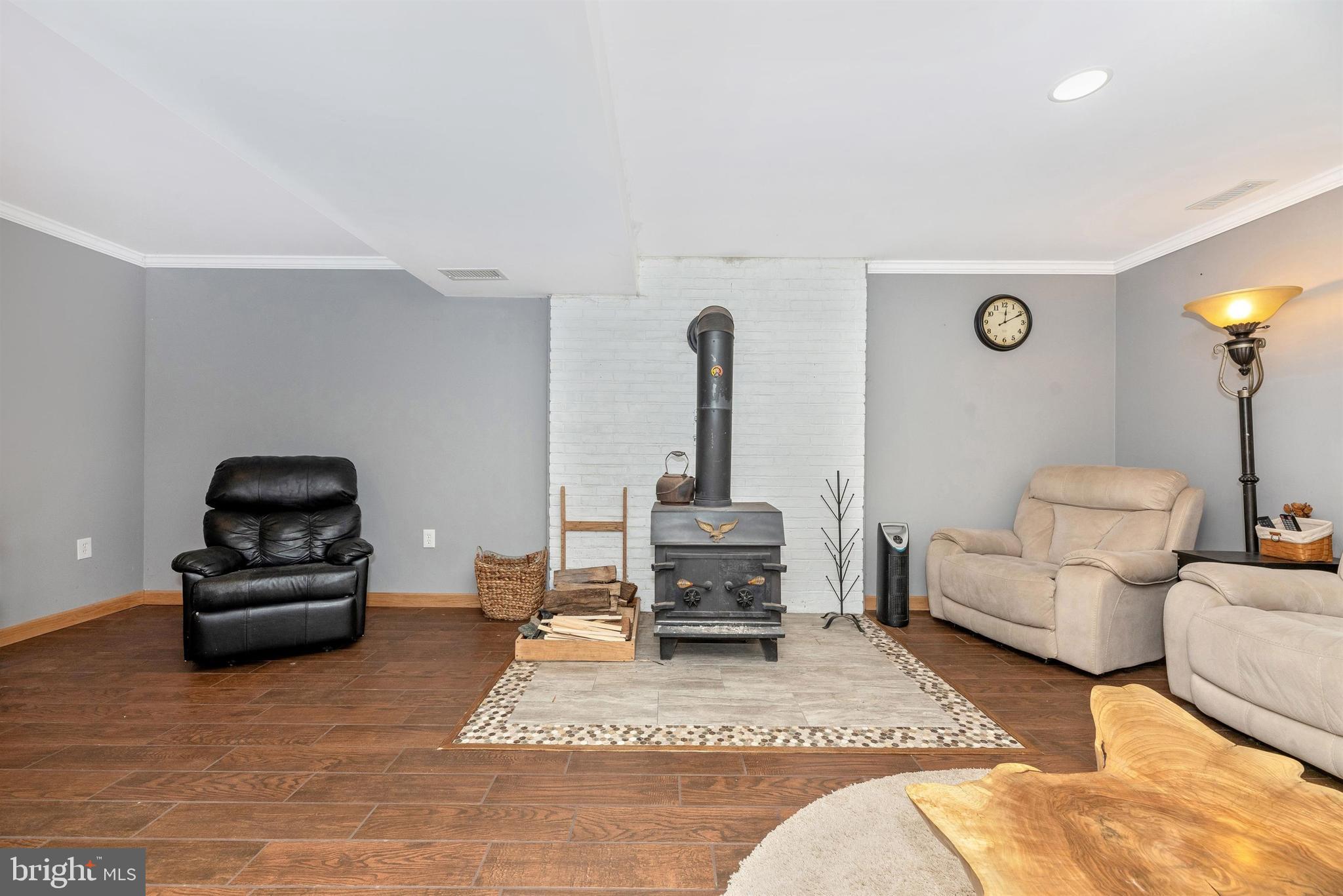 6541 South Clifton Road Frederick, MD 21703 - Photo 19 of 50 Family Room with woodstove