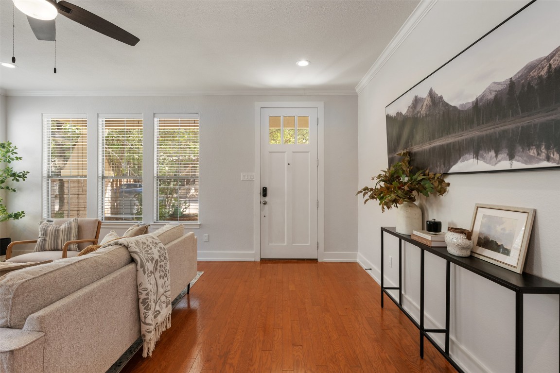 6020 Rutledge Lane Austin, TX 78745 - Photo 12 of 40 a bed room with furniture and a window