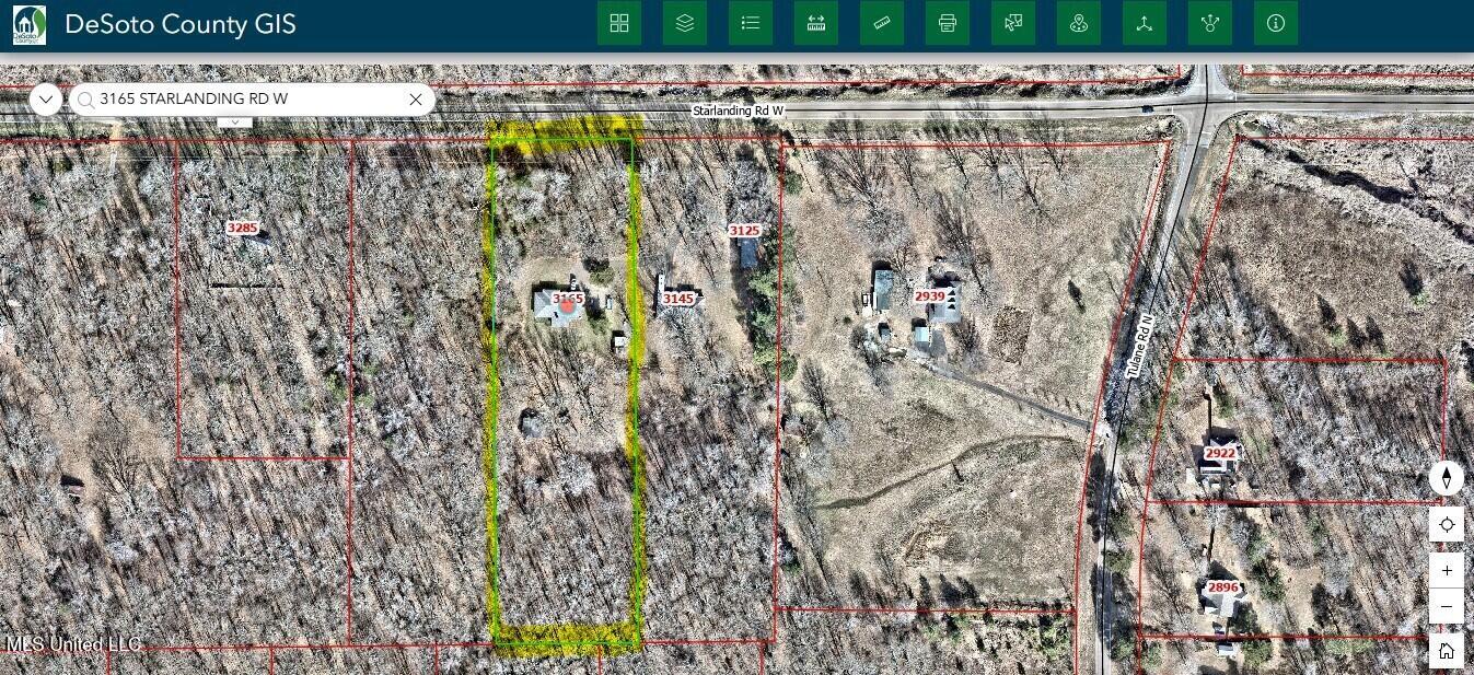 3165 Star Landing Road Nesbit, MS 38651 - Photo 33 of 33 3165 Starlanding Rd W, Nesbit MS - GIS A