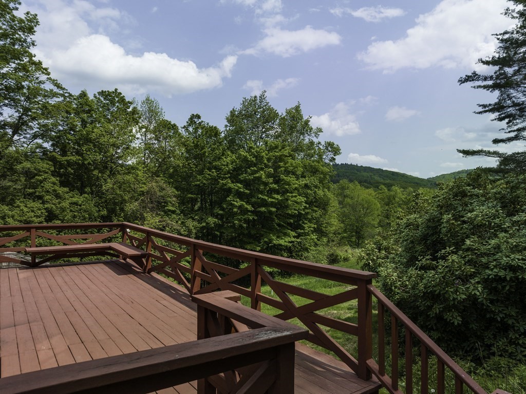 735 North Poland Road Conway, MA 01341 - Photo 24 of 40 a view of trees and sky from a balcony