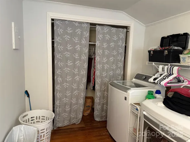 a room with storage and utility